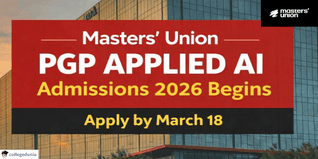 Masters’ Union PGP Applied AI Admissions 2026 Begins; Apply by March 18 @mastersunion.org